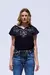 TSE57 - T-SHIRT FEMININA ETNICA BRILHOS - comprar online