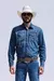 CLJ01- CAMISA MASCULINA JEANS - comprar online