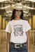 TSE19 - T-SHIRT FEMININA BASIC SELFF BOTAS BRANCO na internet