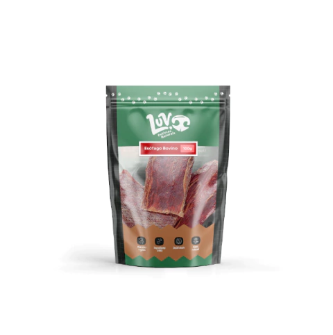 Snack Esôfago Bovino 100g - Luv