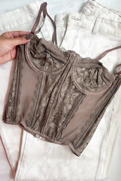 Corselet Cappuccino - comprar online