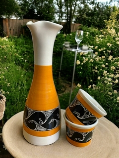 Imagen de Set Pingüino de Cerámica + 2 Vasos