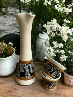 Set Pingüino de Cerámica + 2 Vasos en internet