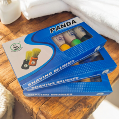 Brochas De Afeitar Plasticas Panda - Caja x 6 unidades Colores - comprar online