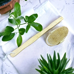Cepillo Espaldero Madera con Mango Desmontable