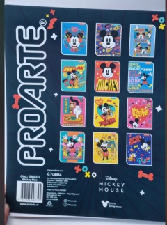 PACK CUADERNO UNIVERSITARIO 7 MM DISEÑO MICKEY DOBLE ESPIRAL 100 HOJAS INCLUYE 10 CUADERNOS 7 MM - comprar en línea