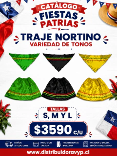 TRAJE NORTINO VARIEDAD TONOS