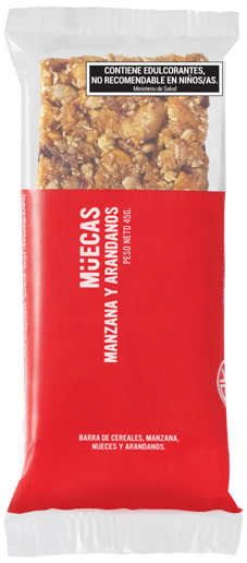 Barritas Muecas manzana y arandanos