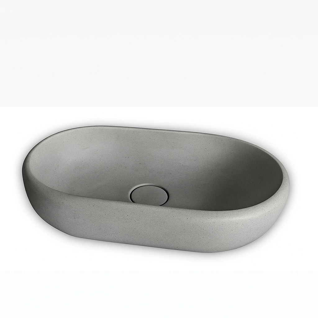 Cuba banheiro Concreto Natural ZH036NA Zhen Home
