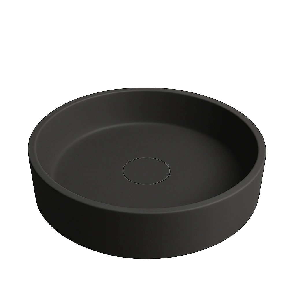 Cuba banheiro Concreto Preto ZH037CM Zhen Home