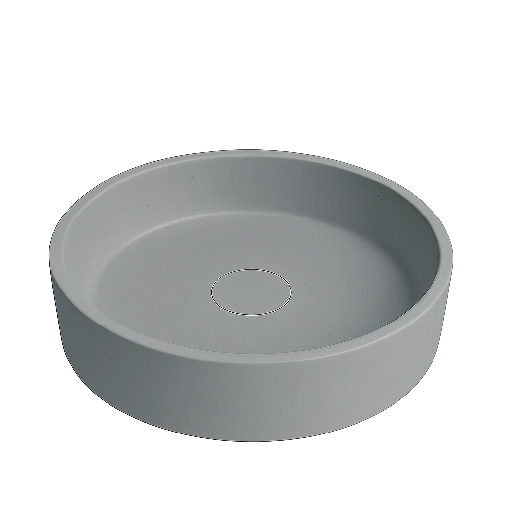 Cuba banheiro Concreto Natural ZH037NA Zhen Home