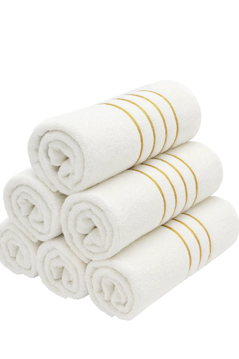 jogo de toalhas brancas luxo da zhen home 