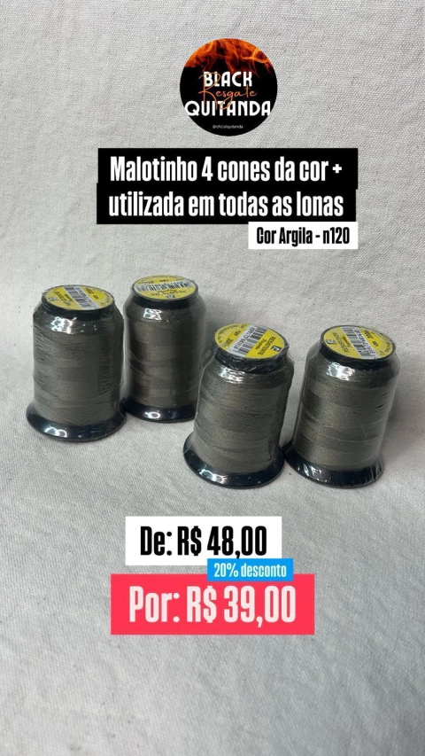 KIT LINHAS Pesponto C/ 4 UNIDADES - comprar online