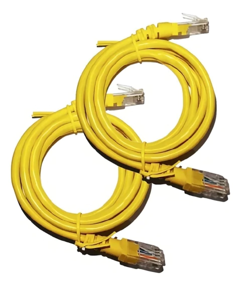 CABO PATCH CORD RJ45 CAT5-E 1,5M AM - KIT 5 PÇS COM ANATEL