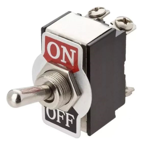 CHAVE KN3B -201 (6A/250V) ON/OFF - 4 T - EMB 5 PÇS - TEBERA