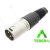 Plug Canon Xlr Macho Prime Preto - Emb 10pçs Tebera - comprar online