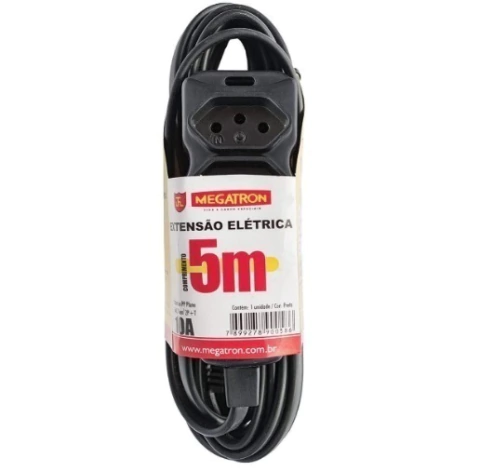 EXTENSÃO CABO PP PLANO 3X0,75X5,0M - PR