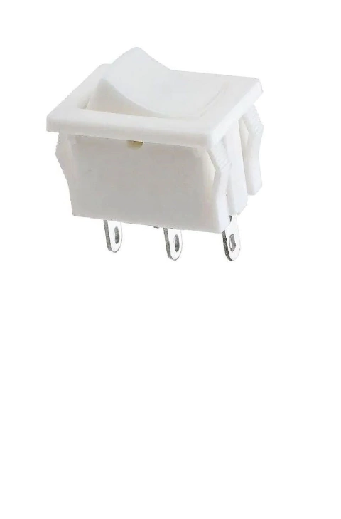 CHAVE KCD17-200 3 TERMINAIS 2 POS. PEQ BRANCA - EMB 20PEÇAS