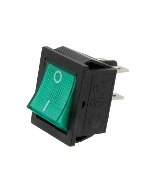 CHAVE GANGORRA KCD4-201 -15A- 250V -4 TERM VD (ON/OFF) 20PÇ