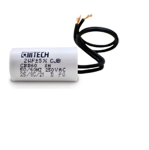 CAPACITOR DE PARTIDA ACV 2 FIOS 2uF X 250V - KIT 06 PÇS