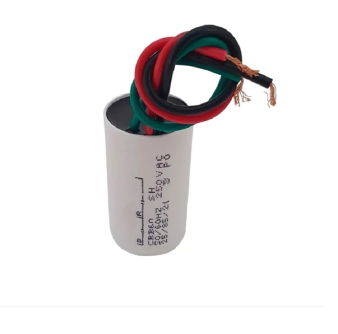 CAPACITOR PARTIDA ACV 3 FIOS 1,5uF + 2,5uF X 250V - 04 PÇS