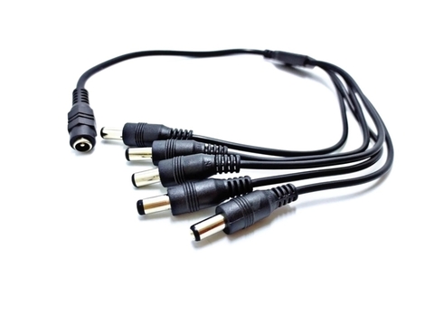 CABO 1 JACK J4 X 5 PLUG P4 P/ CFTV 40CM - EMB 05 CABOS