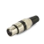 Kit 5 Peças Plug XLR Cannon Fêmea Profissional