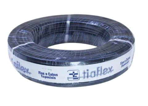 CABO MICROFONE STEREO 2X0,50MM 100M TIAFLEX ALTA QUALIDADE