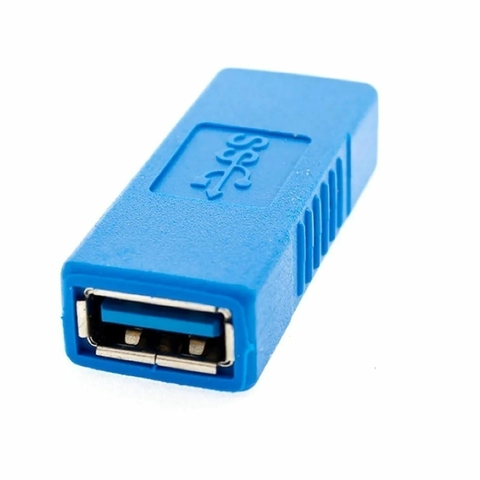 Emenda USB 3.0 A Fêmea / Fêmea Alta Velocidade KIT 03 PEÇAS