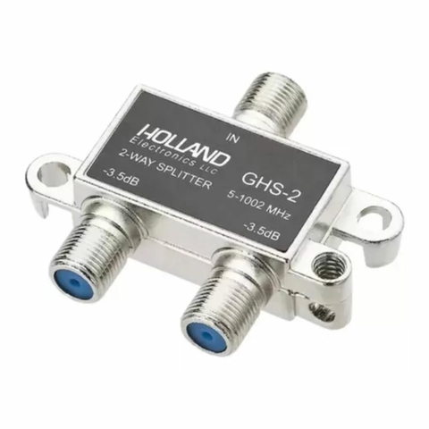 DIVISOR DE ANTENA 1X2 BLINDADO 1 GB 5-1002MHZ HOLLAND 5 PÇS