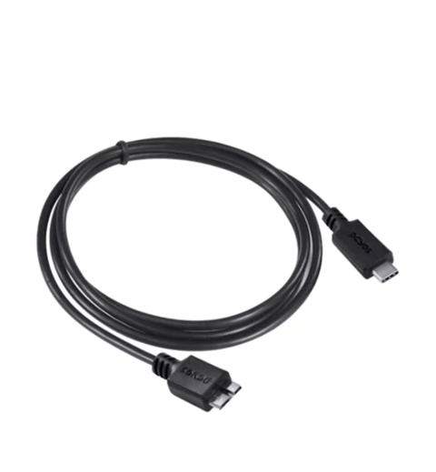 KIT 3 CABOS PARA HD EXTERNO USB 3.1 TIPO C ALTA VELOCIDADE