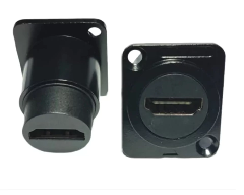 EMENDA F HDMI METAL PAINEL CONEXÃO ESTÁVEL E SEGURA - 4 PÇS