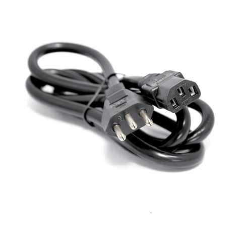 CABO DE FORÇA TRIPOLAR 3X0,75MM² 1,8M 10A - KIT COM 3 PEÇAS