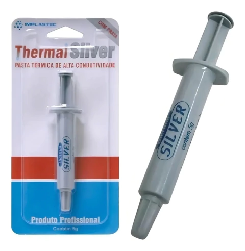 Pasta Térmica Implastec Thermal Silver 5g Alta Perf.