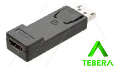 Adaptador Displayport Macho X Hdmi Fêmea TEBERA