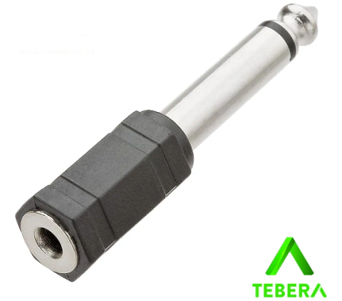 Adaptador P10 Mono + Jack J2 Mono Emb 10 Peças - TEBERA
