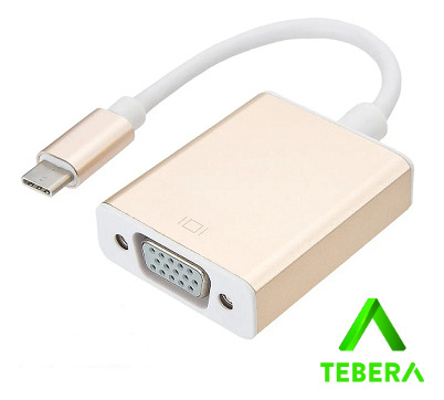 Adaptador Usb Tipo C Para Vga - TEBERA