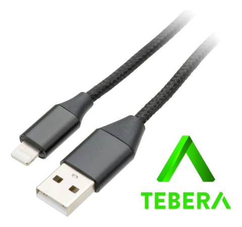 Cabo Carregador E Dados 2.0 Para iPhone - 1,5m TEBERA