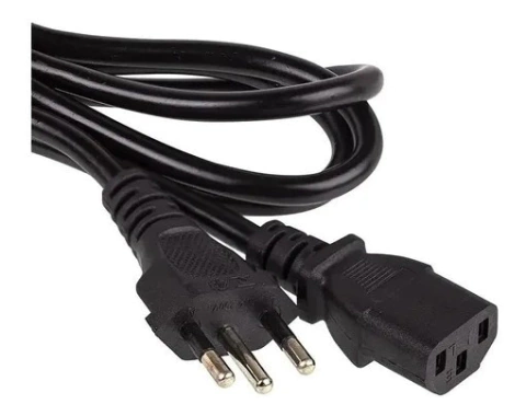 Cabo De Força 5 Metros Tripolar Fonte Pc 110v/220v - TEBERA