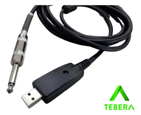Cabo Interface Usb A Macho + P10 Mono 3 M - TEBERA
