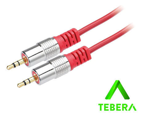 Cabo P2 Stereo Gold - 3 Metros TEBERA