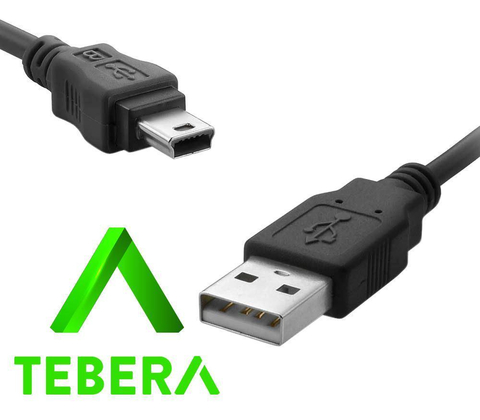 Cabo Usb 2.0 A Macho X Mini Usb Pr - 1,5m Preto - TEBERA