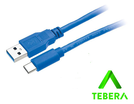 Cabo Usb 3.0 Tipo C M X Usb 3.0 A M - 1m - TEBERA