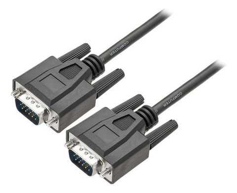 Cabo Vga Macho X Vga Macho 3m Preto 30awg - TEBERA