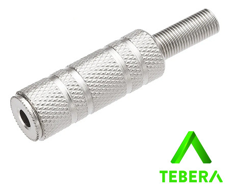 Jack J2 Mono Metal C/mola Emb 10 Peças TEBERA