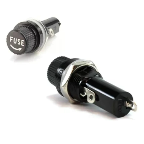 Porta Fusivel Rosca Painel 5x30mm - Kit 05pçs - TEBERA