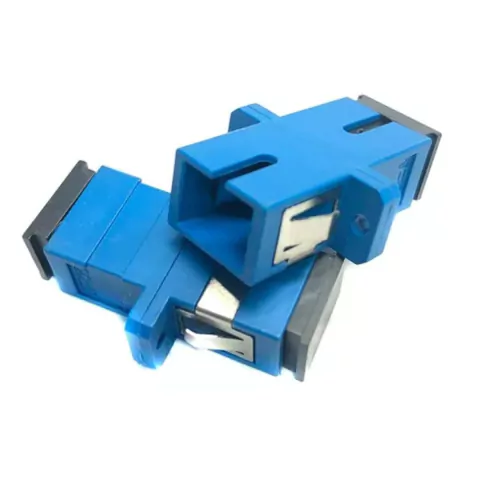 Acoplador Óptico Sc/upc (azul) - Embalagem Com 20 Pçs