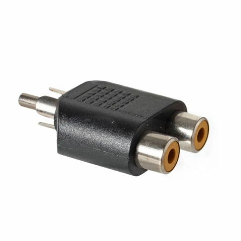Adaptador Rca Macho + 2 Jack Rca Emb 10 Peças TEBERA