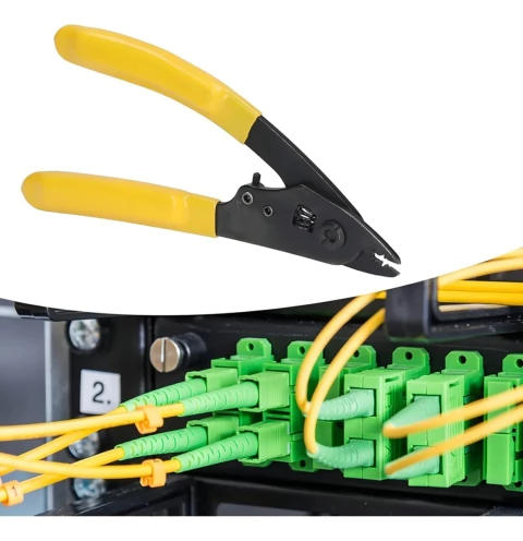 Alicate Decapador P/ Fibra Óptica E Cabo Flat Drop Tebera