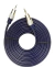 Cabo P2 + P2 St Metal Profissional - Cabo Azul - 5m TEBERA